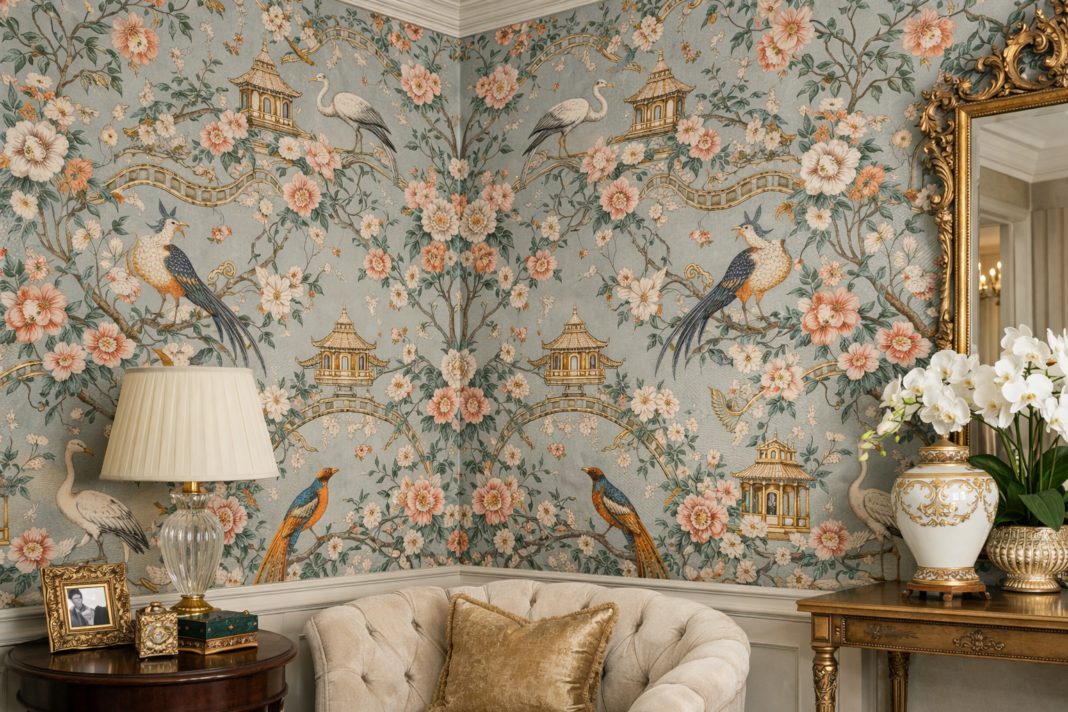 Verdine Tax and Accounting custom pattern wallpaper installation in Houston, TX