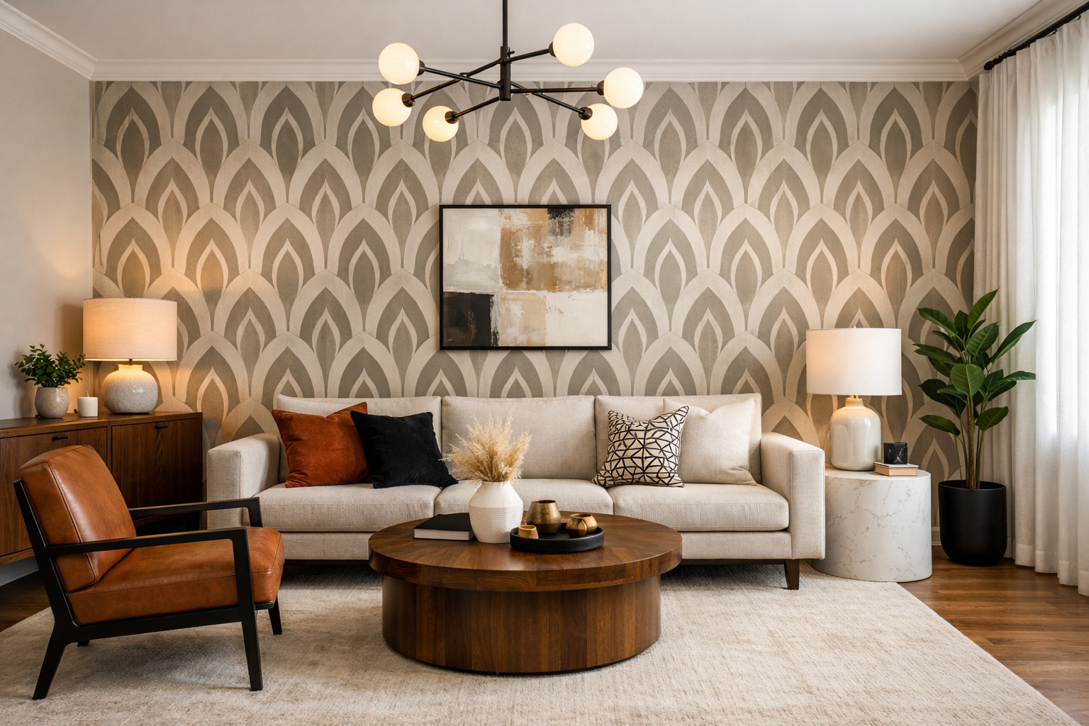 Verdine Tax and Accounting residential wallpaper installation in Houston, TX