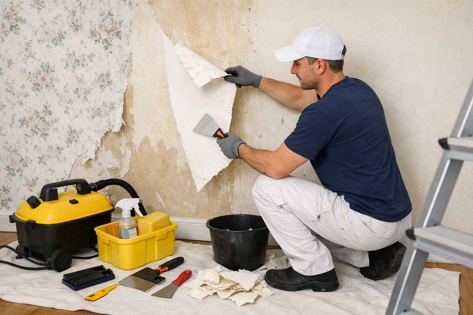 Verdine Tax and Accounting professional wallpaper removal in Houston, TX